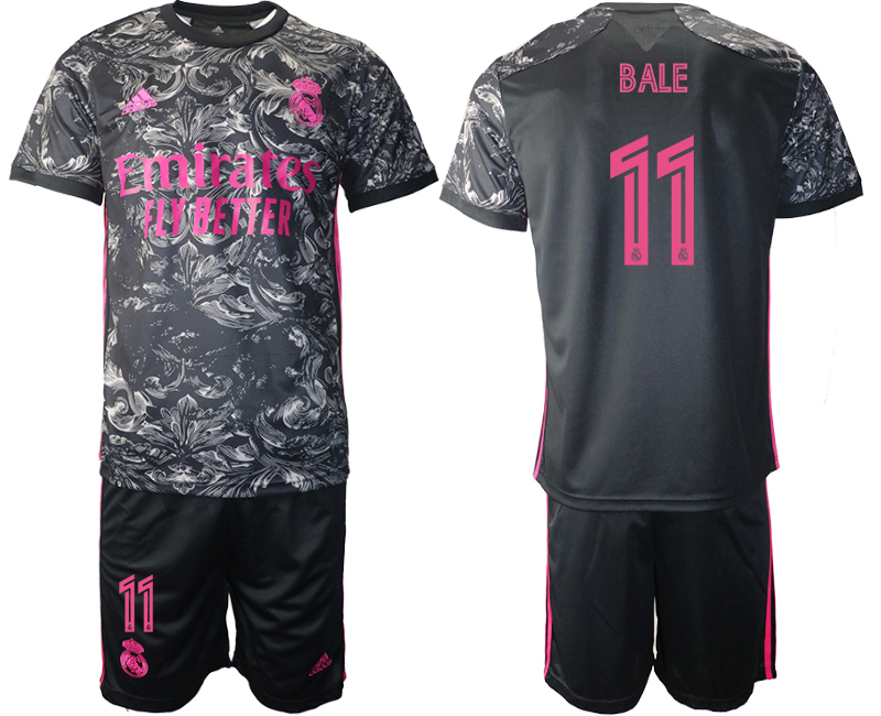 2021 Men Real Madrid away 11. soccer jerseys->real madrid jersey->Soccer Club Jersey